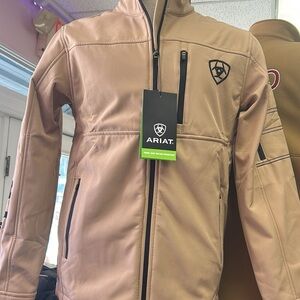 Ariat Tan Performance Jacket with Weather-Resistant Finish